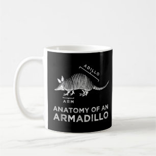 Mug Anatomie De Armadillo Funny Texas Armadillos Wildl