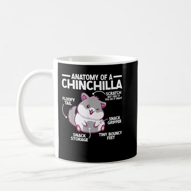 Mug Anatomie De Chinchilla Chinchilla  (Gauche)