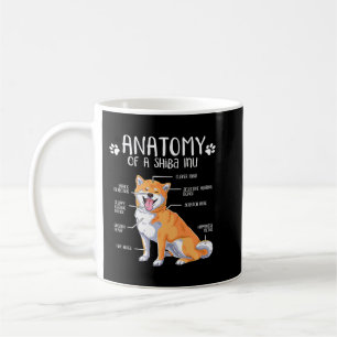 Mug Anatomie drôle Shiba Inu Amoureux des chiens 462