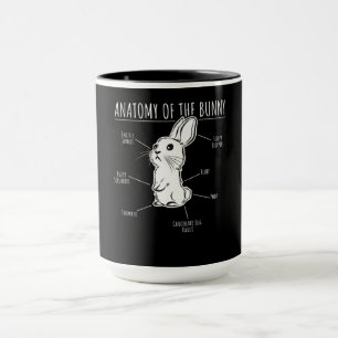 Mug Anatomie Du Lapin - Joli Lapin Animaux De Compagni