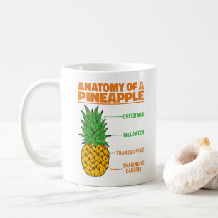 Mug Anatomie D'Un Ananas Amateurs Vacances Cool De Fam