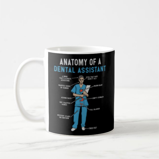 Mug Anatomie D'Un Assistant Dentaire (Gauche)