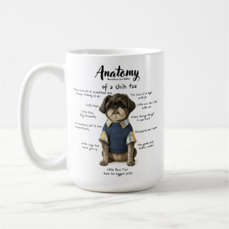 Mug Anatomie d'une édition d'amour inconditionnel Shih