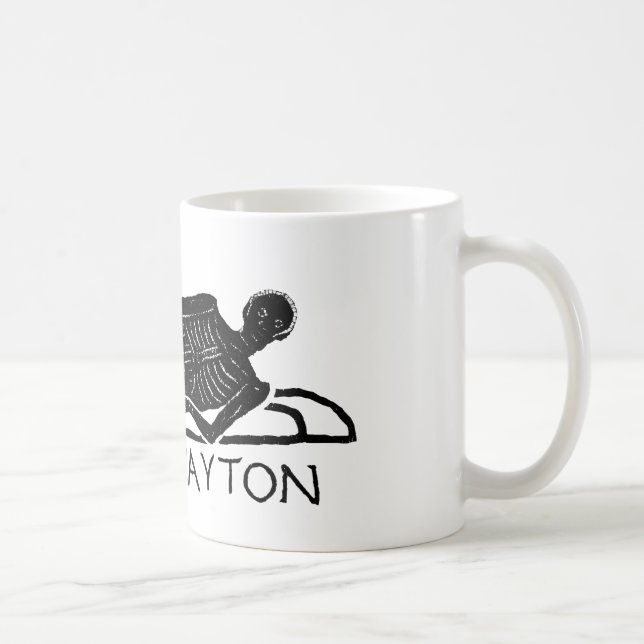 Mug Ancien Artefact Romain Se Connaître Squelette (Droite)