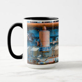Mug Ancien et rouillé Atlas Impérial moteur diesel à I