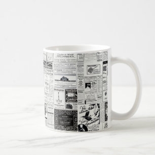 Mug Ancien journal Vintage Retro Advert