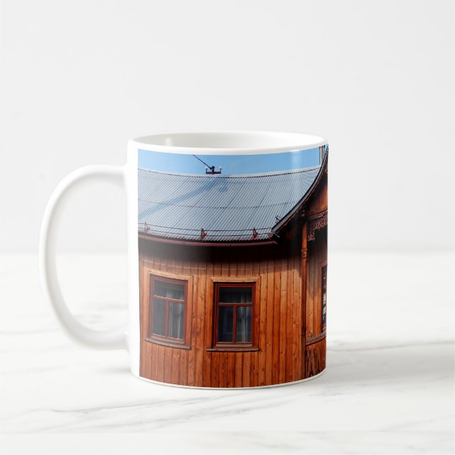 Mug Ancien logement de maison traditionnelle en bois,  (Gauche)