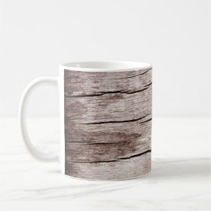 Mug Ancien parquet avec fissures, Vieux bois texture 