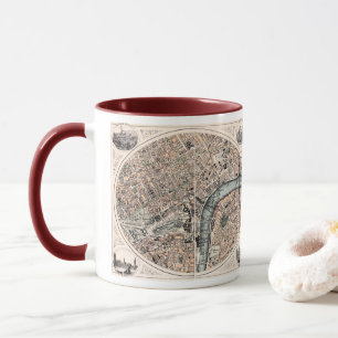 Mug Ancienne carte de Londres Angleterre