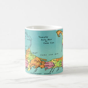 Mug Ancienne carte du Cap Cod
