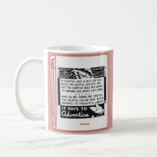 Mug ancienne couverture de pochette d'allumettes Ça ra