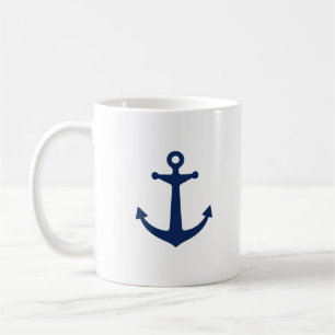 Mug Ancre de bleu marine