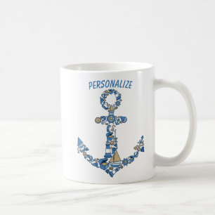 Mug Ancre de voilier nautique Phare inhabituel
