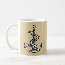Mug Ancre et dauphin - Festina Lente
