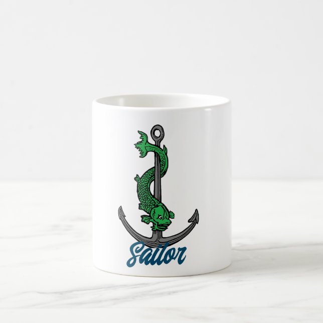Mug Ancre et poisson (Centre)