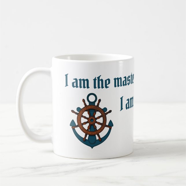 Mug Ancre & Helm, Capitaine de mon âme (Gauche)