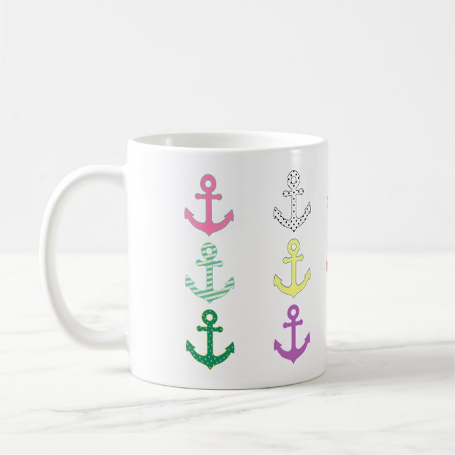 Mug Ancres multicolores (Gauche)