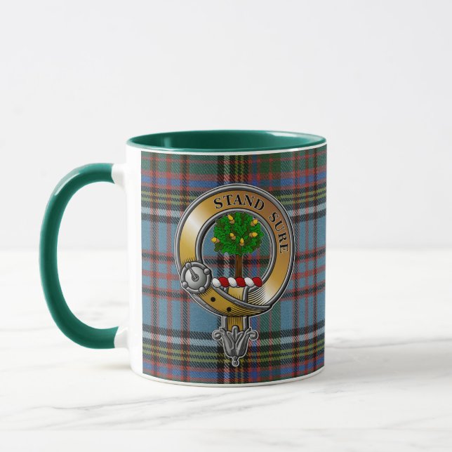 Mug Anderson Tartan & Badge (Gauche)