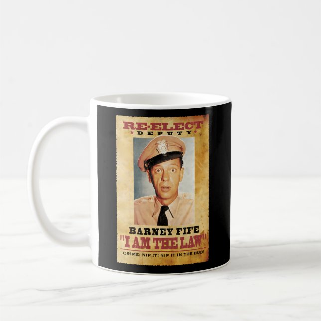 Mug Andy Griffith Montre Que Je Suis La Loi (Gauche)