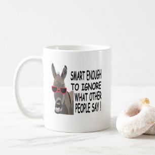 Mug Âne intelligent cool