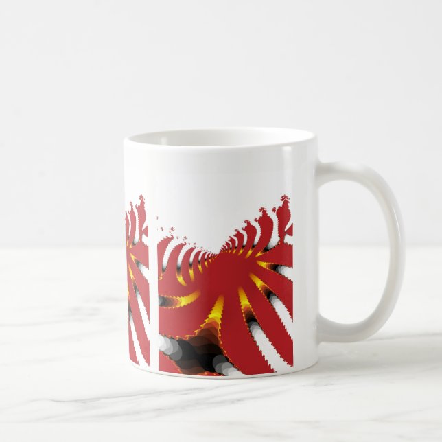 MUG ANÉMONE DE MER ABSTRAITE (Droite)