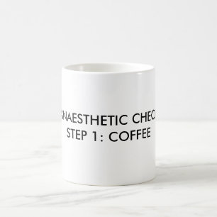 MUG ANESTHÉSIQUE CHECKSTEP 1 : CAFÉ