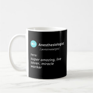 Mug anesthésiste, défention, drôle d'idée-cadeau