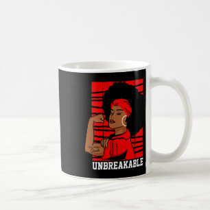 Mug Aneurysme Indestructible Noir Femmes Sensibilisati