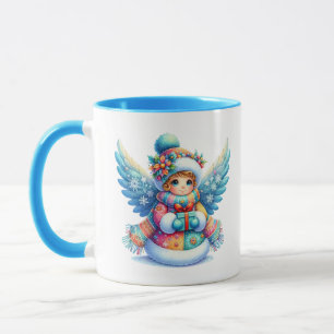 Mug Ange de neige de Noël