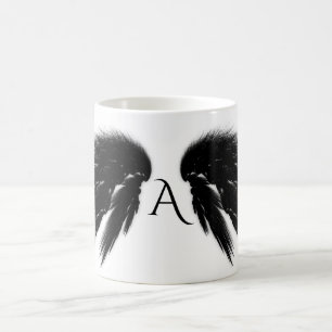 Mug ANGE NOIR AILES Monogramme