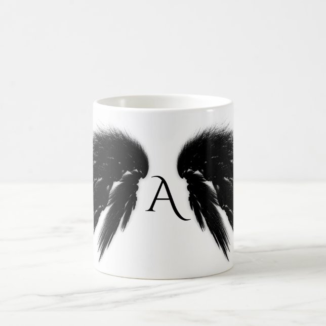 Mug ANGE NOIR AILES Monogramme (Centre)