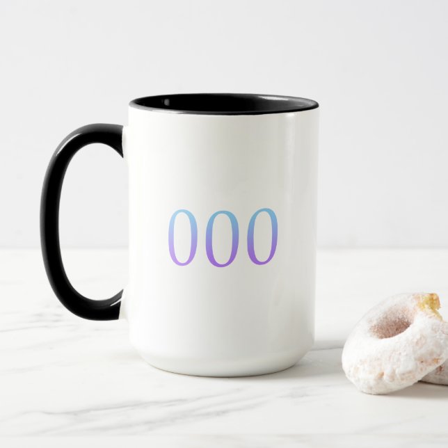 Mug Angel Numéro 000 - Unicité (Avec donut)