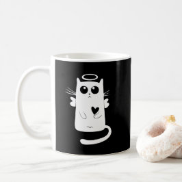 Mug Angelic Kitty Blanc
