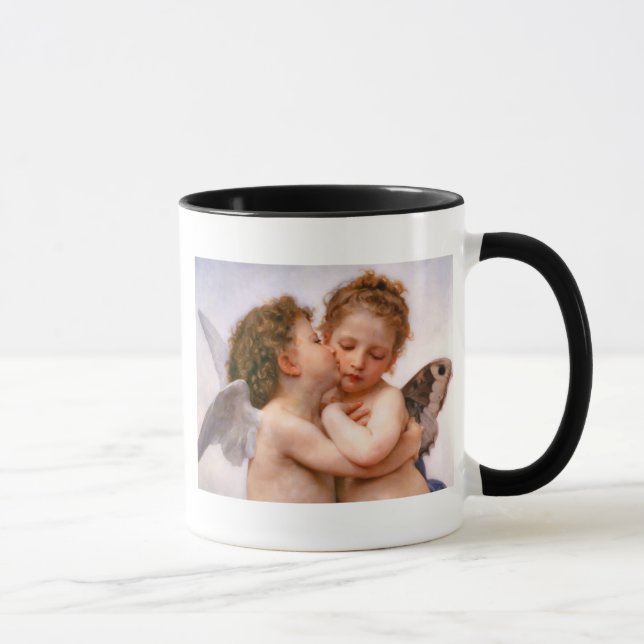Mug Angels Premier Kiss, Bouguereau (Droite)