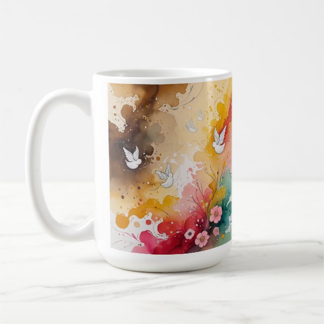 Mug Anges abstraits  (Gauche)