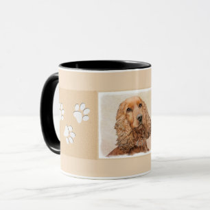 Mug Anglais Cocker Peinture Espagnole - Art Chien orig