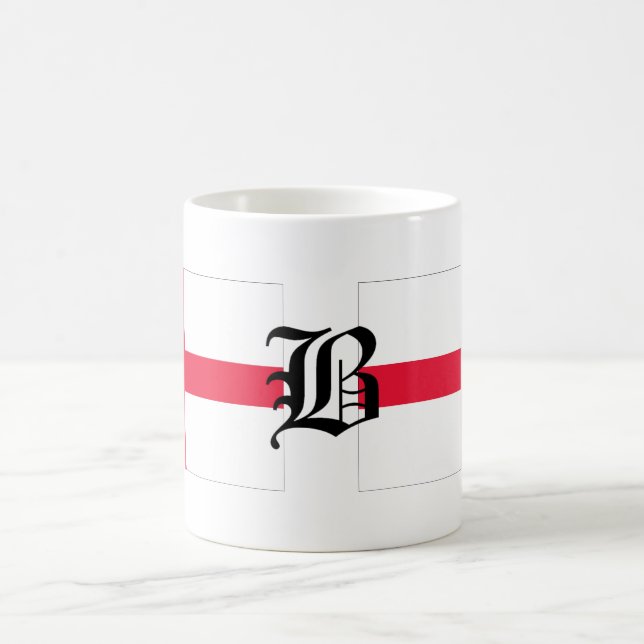 Mug Anglais-Drapeau de B-texte (Centre)