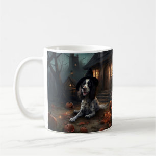 Mug Anglais Springer espagnol Citrouille Halloween eff