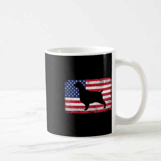 Mug Anglais Springer Spaniel 4 juillet Patriotique Ame (Droite)