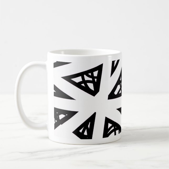 Mug Angles In Black and White (Gauche)