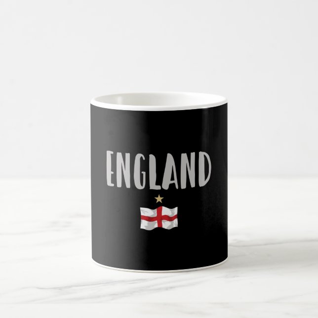 Mug Angleterre Fan Shirt Anglais Drapeau (Centre)