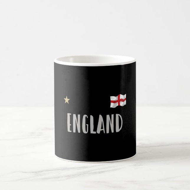 Mug Angleterre Fan Shirt Anglais Drapeau (Centre)