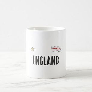 Mug Angleterre Fan Shirt Anglais Drapeau