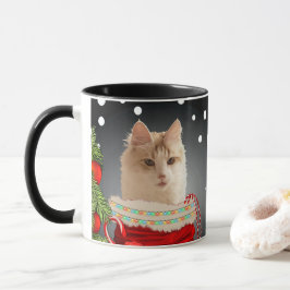 Mug Angora Cat Holiday