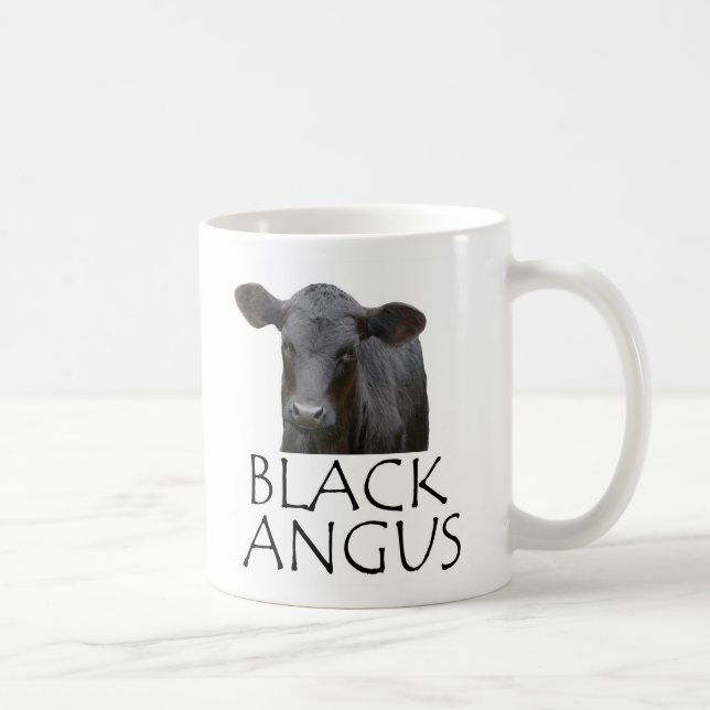 Mug Angus noir bilatéral (Droite)