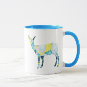 Mug Animal géométrique de cerfs communs