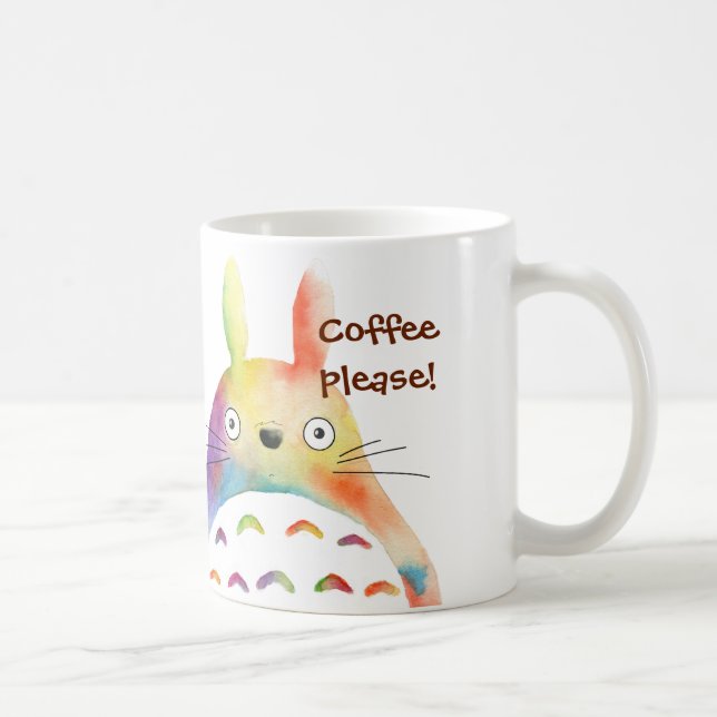 Mug Animal lunatique d'arc-en-ciel (Droite)