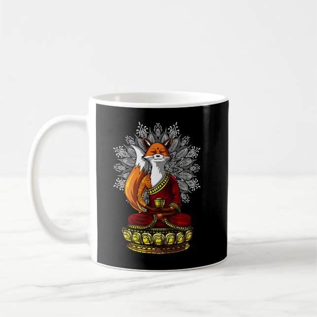 Mug Animal mignon de Bouddha de méditation de zen de (Gauche)