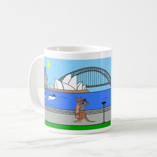 Mug Animals of the World, Australia: Kangaroo & Koala (Devant gauche)