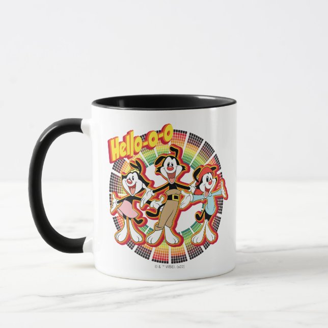 Mug Animaniacs | Hello-o Retro Equalizer Graphic (Gauche)